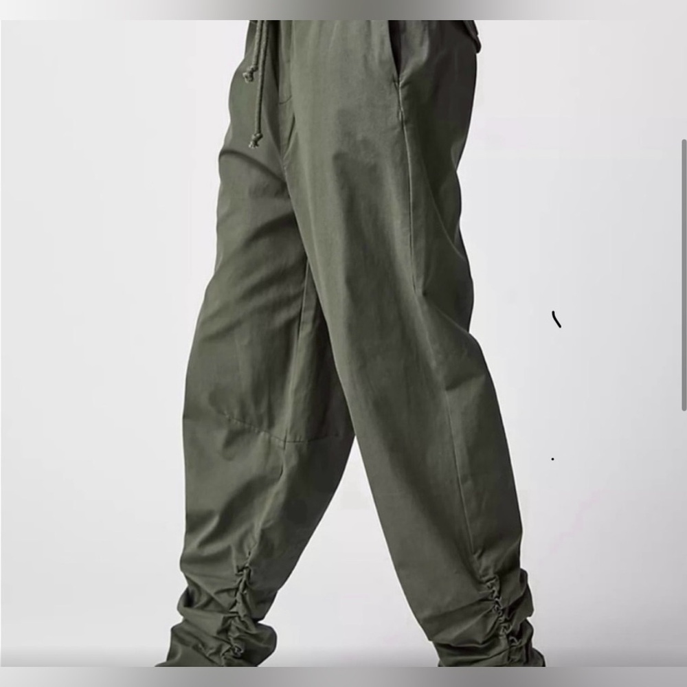 Free People Olive Green Cargo Pants NWT - Picture 6 of 6